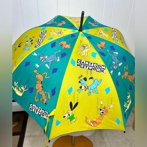 Vintage 90’s Cartoon Network Umbrella Raining Cats & Dogs